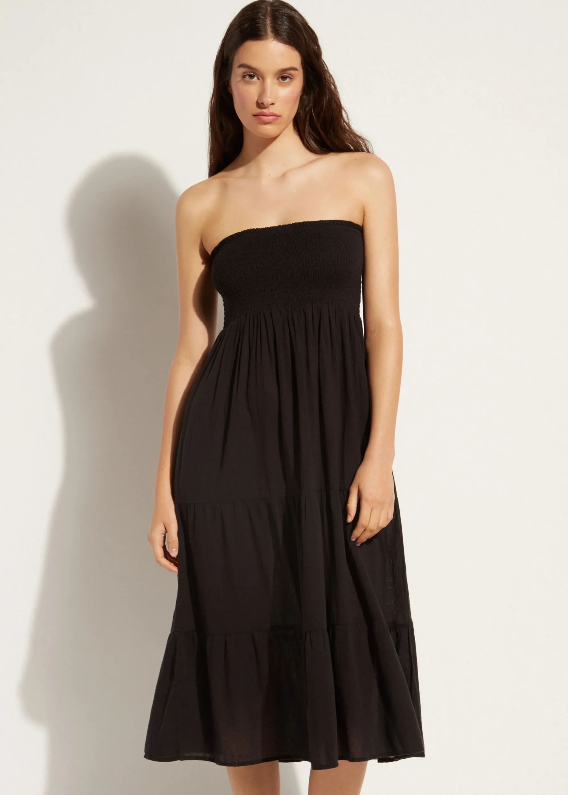Beachwear^Calzedonia Cotton Skirt Dress 06 - Black