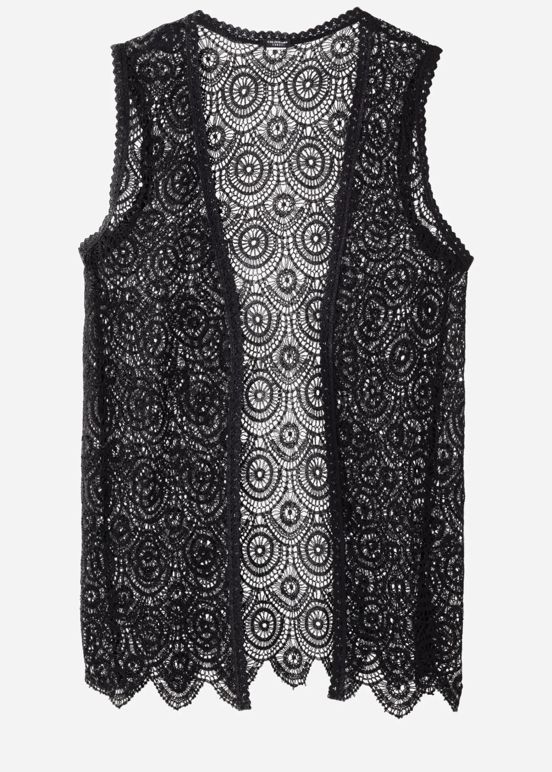 Beachwear^Calzedonia Crochet Gilet 06 - Black