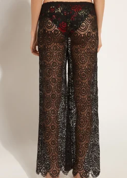 Beachwear^Calzedonia Crochet Trousers 06 - Black