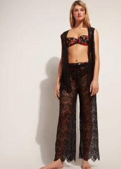 Beachwear^Calzedonia Crochet Trousers 06 - Black