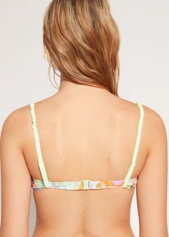 Bikini^Calzedonia Crop Bikini Top Tahiti 637C - Neon Jungle
