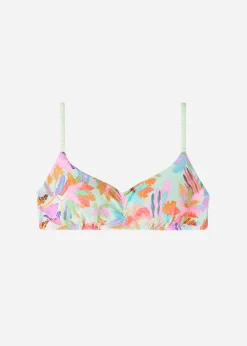 Bikini^Calzedonia Crop Bikini Top Tahiti 637C - Neon Jungle