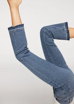 Jeans^Calzedonia Cropped Flare Jeans 4792 - Light Denim Blue