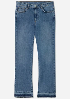 Jeans^Calzedonia Cropped Flare Jeans 4792 - Light Denim Blue