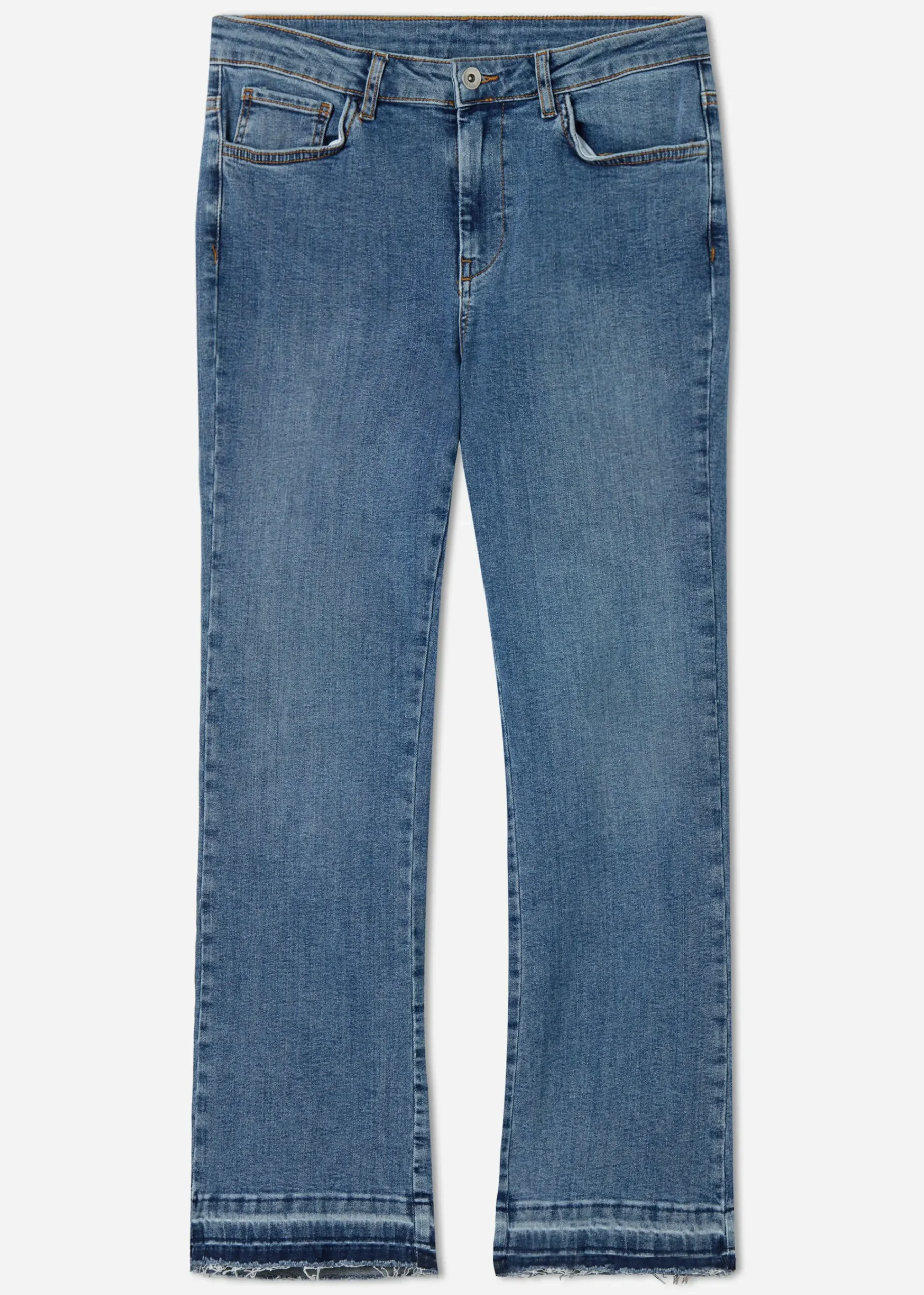 Jeans^Calzedonia Cropped Flare Jeans 4792 - Light Denim Blue