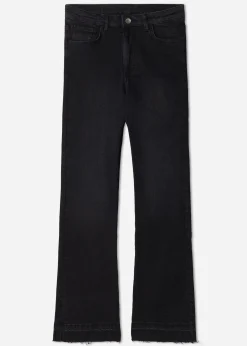 Jeans^Calzedonia Cropped Flare Jeans 4791 - Charcoal Grey