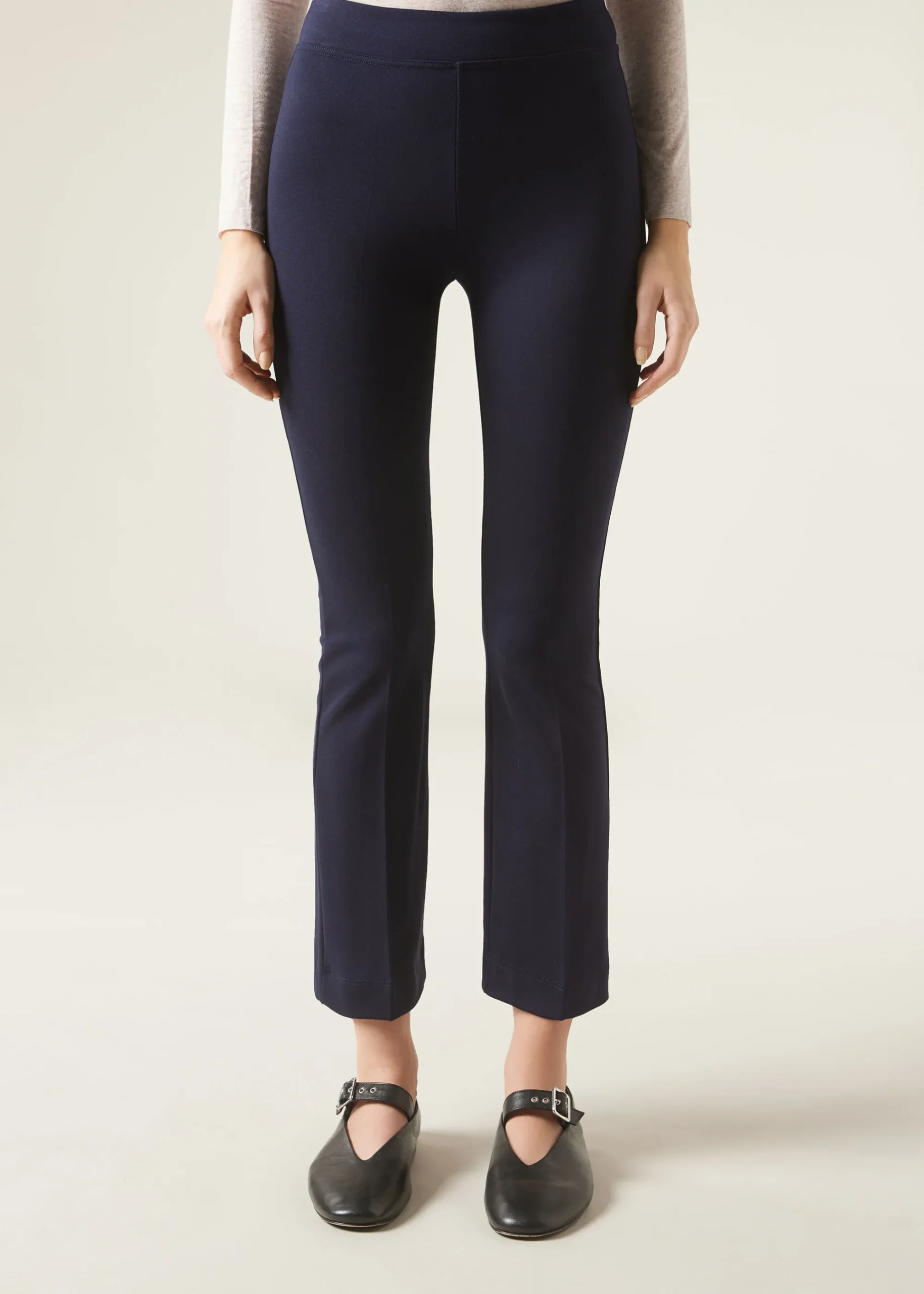 Trousers^Calzedonia Cropped Flared Leggings 016 - Blue
