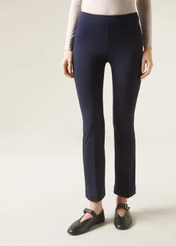 Trousers^Calzedonia Cropped Flared Leggings 016 - Blue