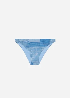 Bikini^Calzedonia Denim Bikini Bottoms Ibiza 726C - Denim Patchwork