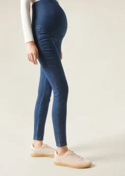 Premaman^Calzedonia Denim Maternity Leggings 3210 - Blue Denim