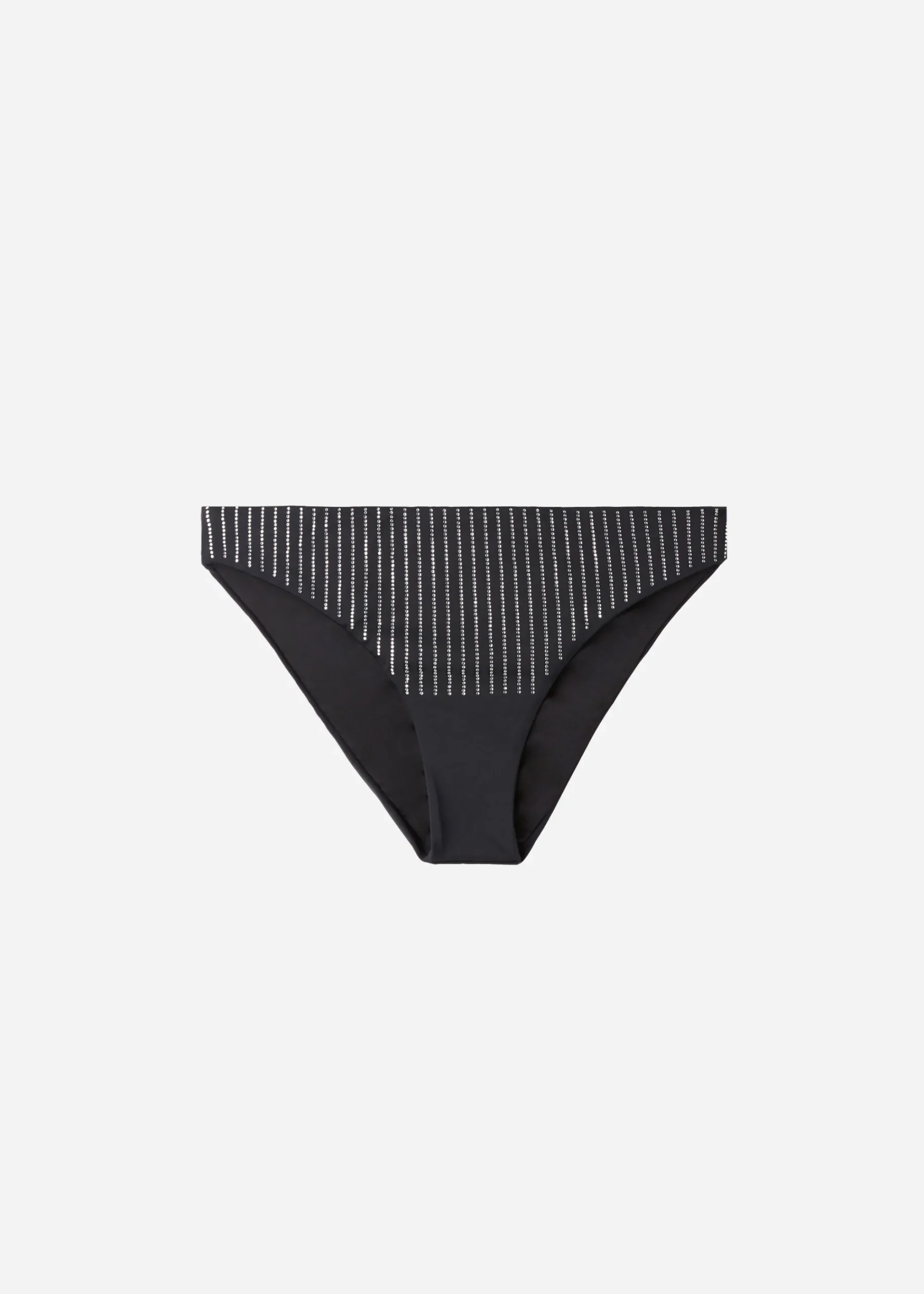 Bikini^Calzedonia Diamante Bikini Bottoms Shanghai 623C - Black Rhinestone