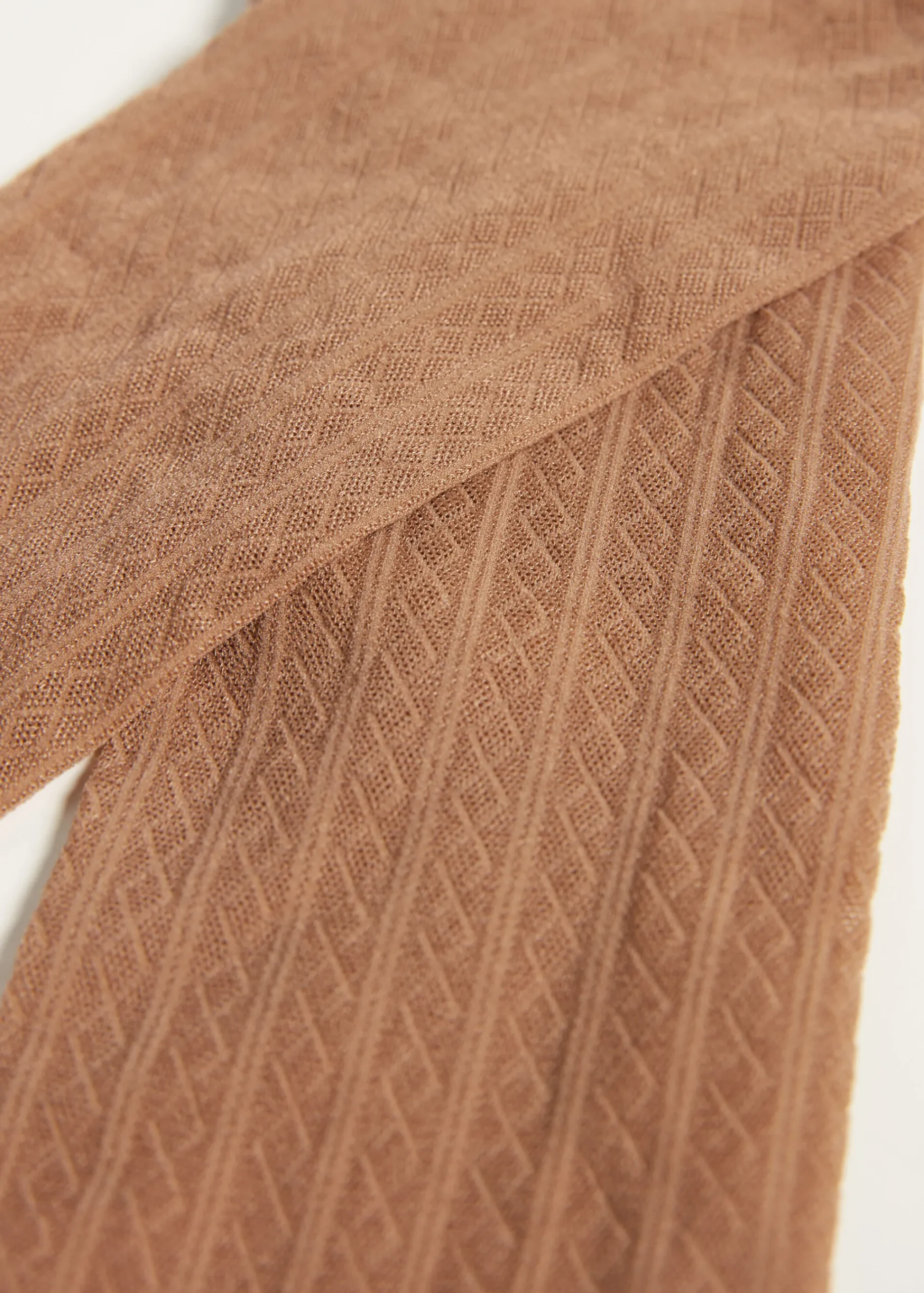 Short Socks^Calzedonia Diamond Pattern Eco Ankle Socks 5069 - Eco Rombi Verticali Nude