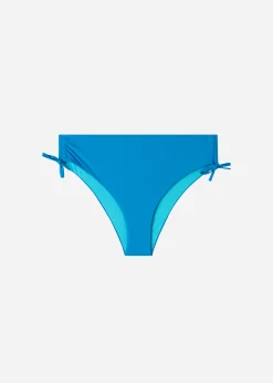 Bikini^Calzedonia Drawstring High-Waisted Bikini Bottoms Indonesia 681C - Electric Blue