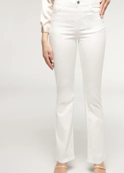 Jeans^Calzedonia Eco Light Denim Flared Jeans 3465 - White Denim