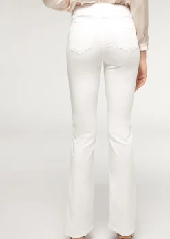 Jeans^Calzedonia Eco Light Denim Flared Jeans 3465 - White Denim