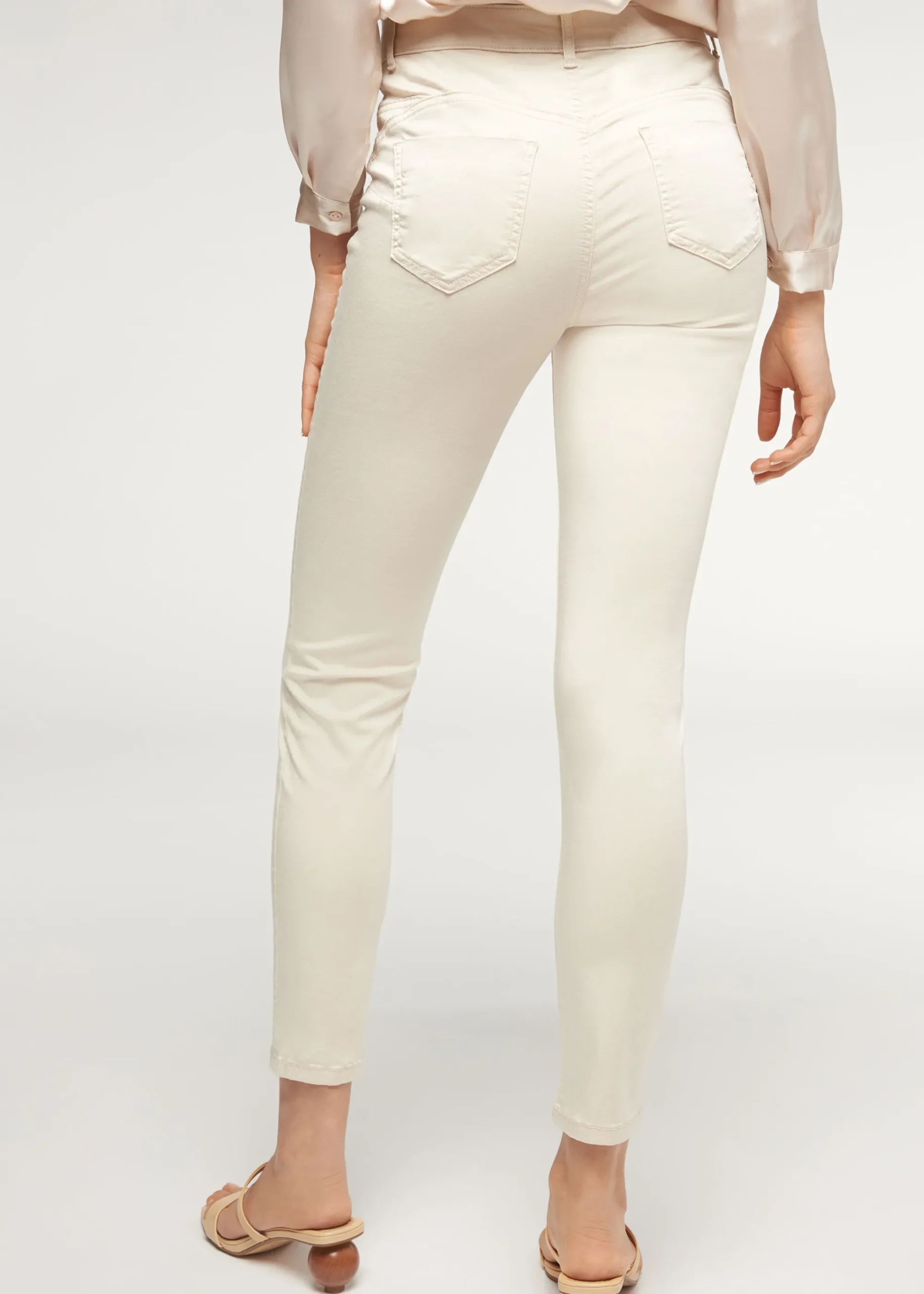 Jeans^Calzedonia Eco Light Denim Push Up Jeans 5014 - Sand-Colored Beige