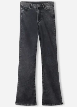 Jeans^Calzedonia Flared Jeans 4597 - Washed Acid Grey