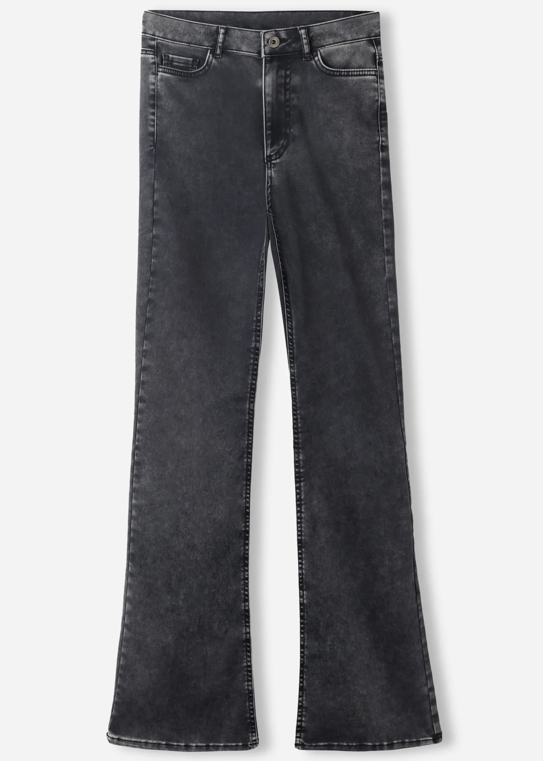 Jeans^Calzedonia Flared Jeans 4597 - Washed Acid Grey