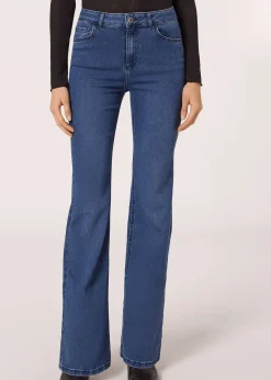 Jeans^Calzedonia Flared Jeans 3210 - Blue Denim