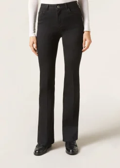 Jeans^Calzedonia Flared Jeans 3293 - Black Denim