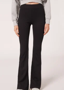 Trousers^Calzedonia Flared Leggings 019 - Black