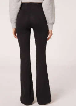 Trousers^Calzedonia Flared Leggings 019 - Black