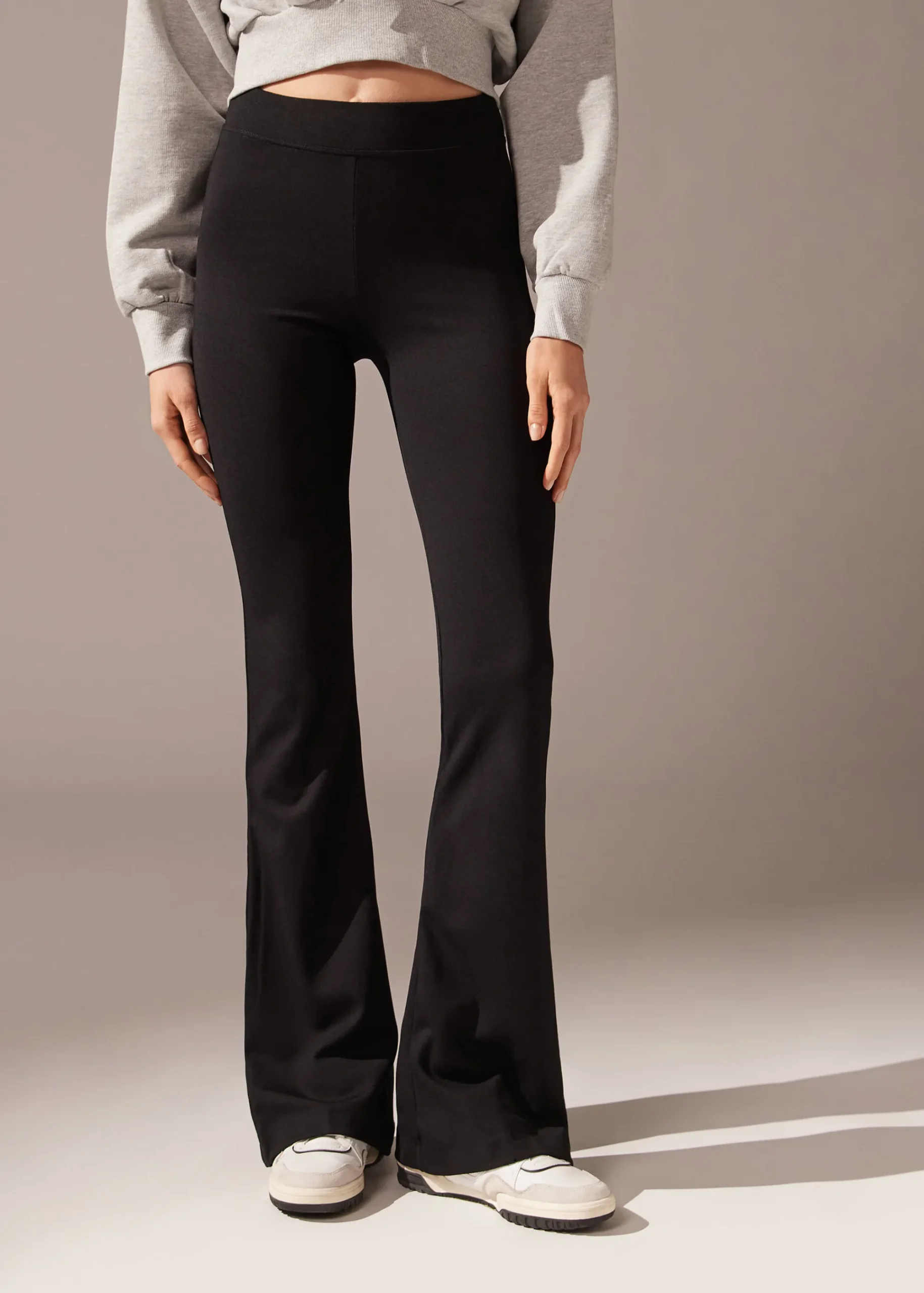 Trousers^Calzedonia Flared Leggings 019 - Black