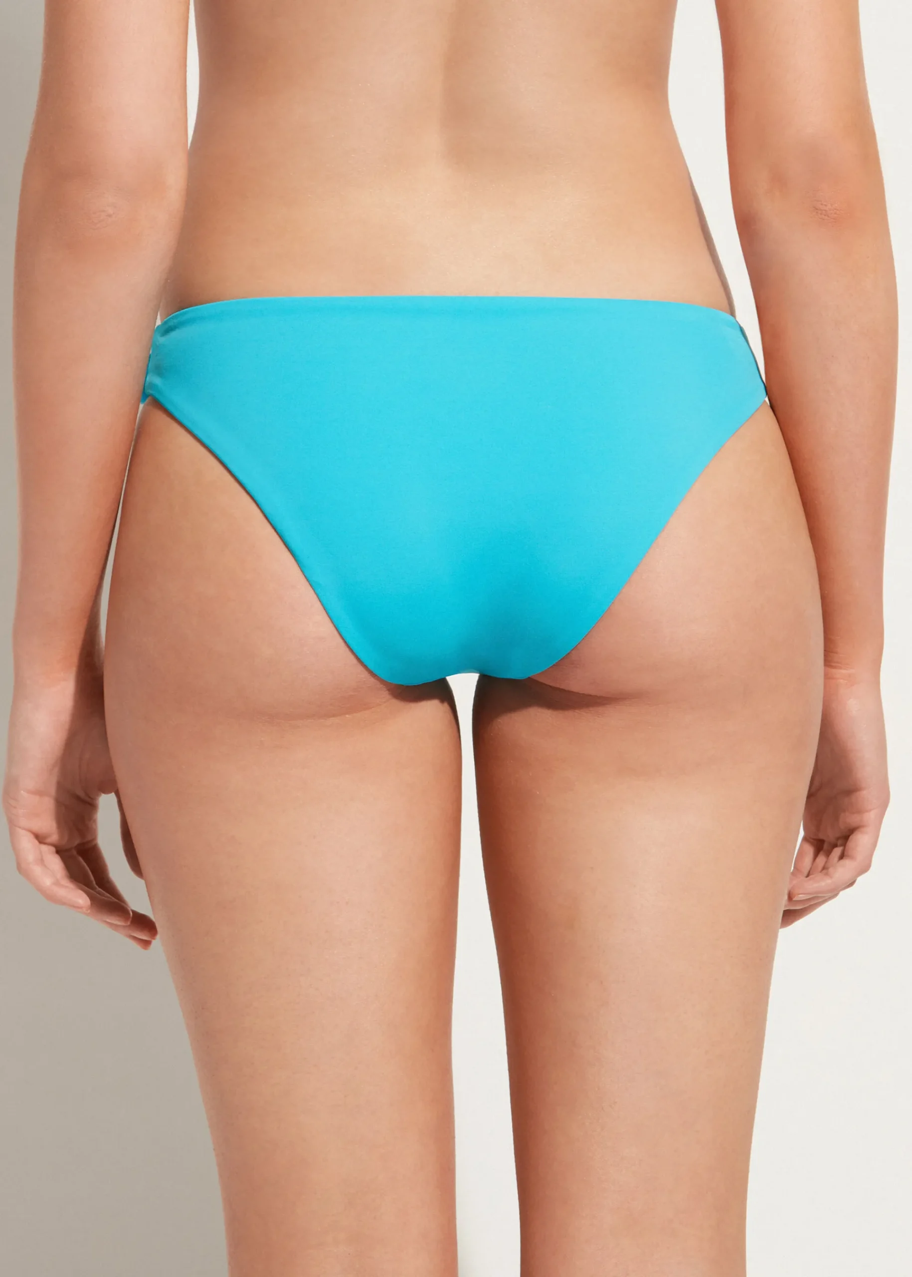 Bikini^Calzedonia Floral Bikini Bottoms Honolulu 708C - Turquoise Green Flowers