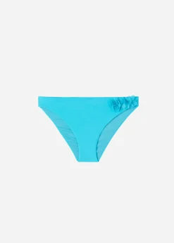 Bikini^Calzedonia Floral Bikini Bottoms Honolulu 708C - Turquoise Green Flowers