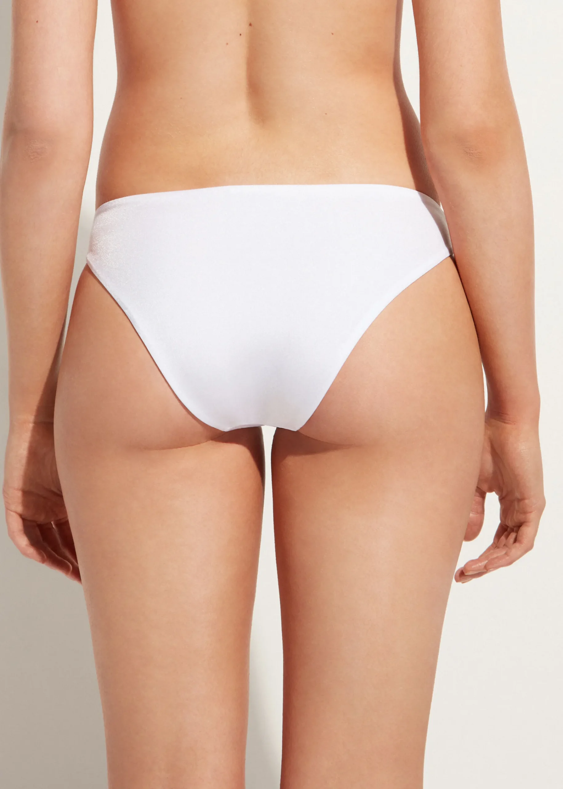 Bikini^Calzedonia Floral Bikini Bottoms Parigi 709C - White Roses