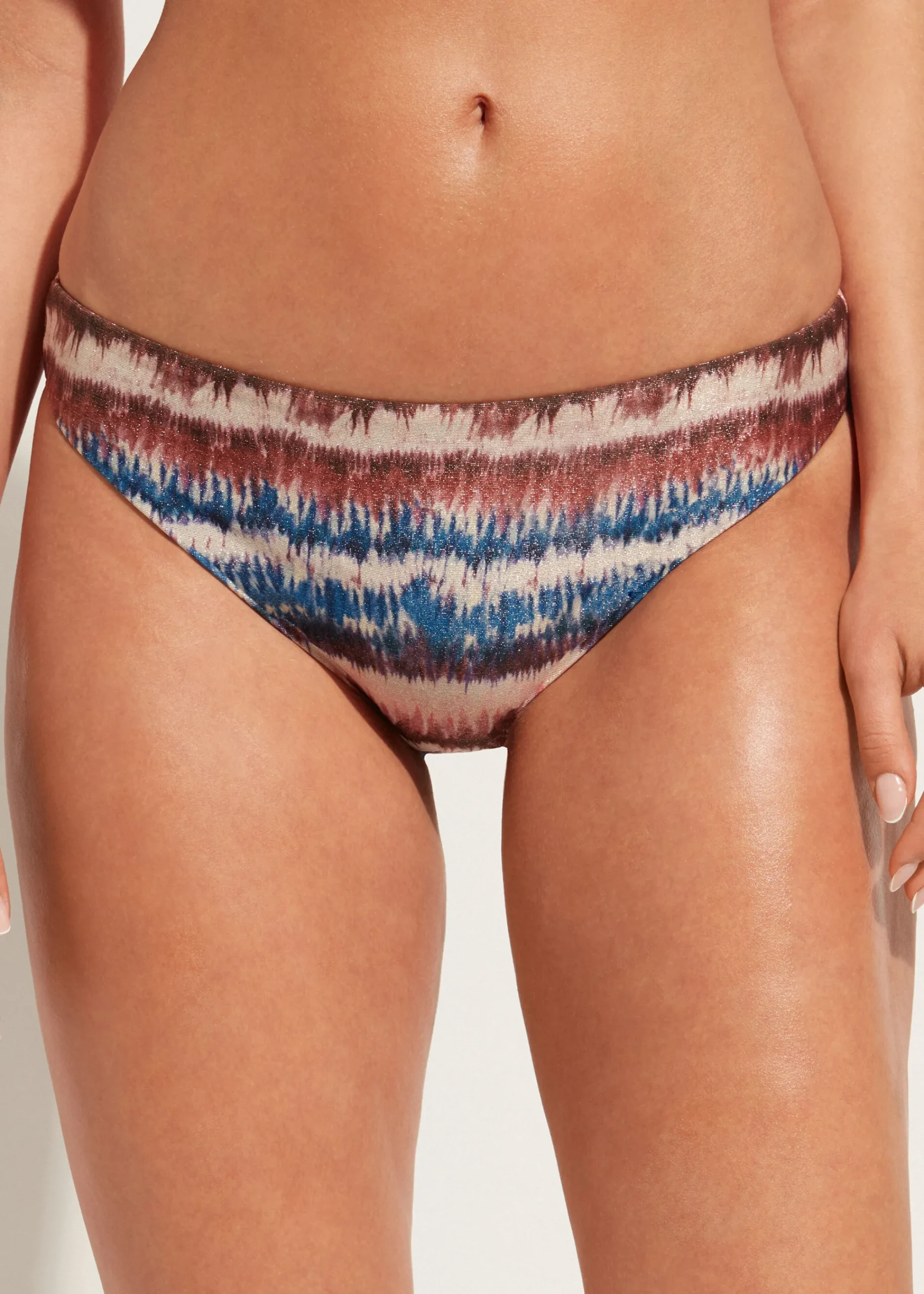Bikini^Calzedonia Formentera Tie-Dye Bikini Bottoms 689C - Tie Dye Lame