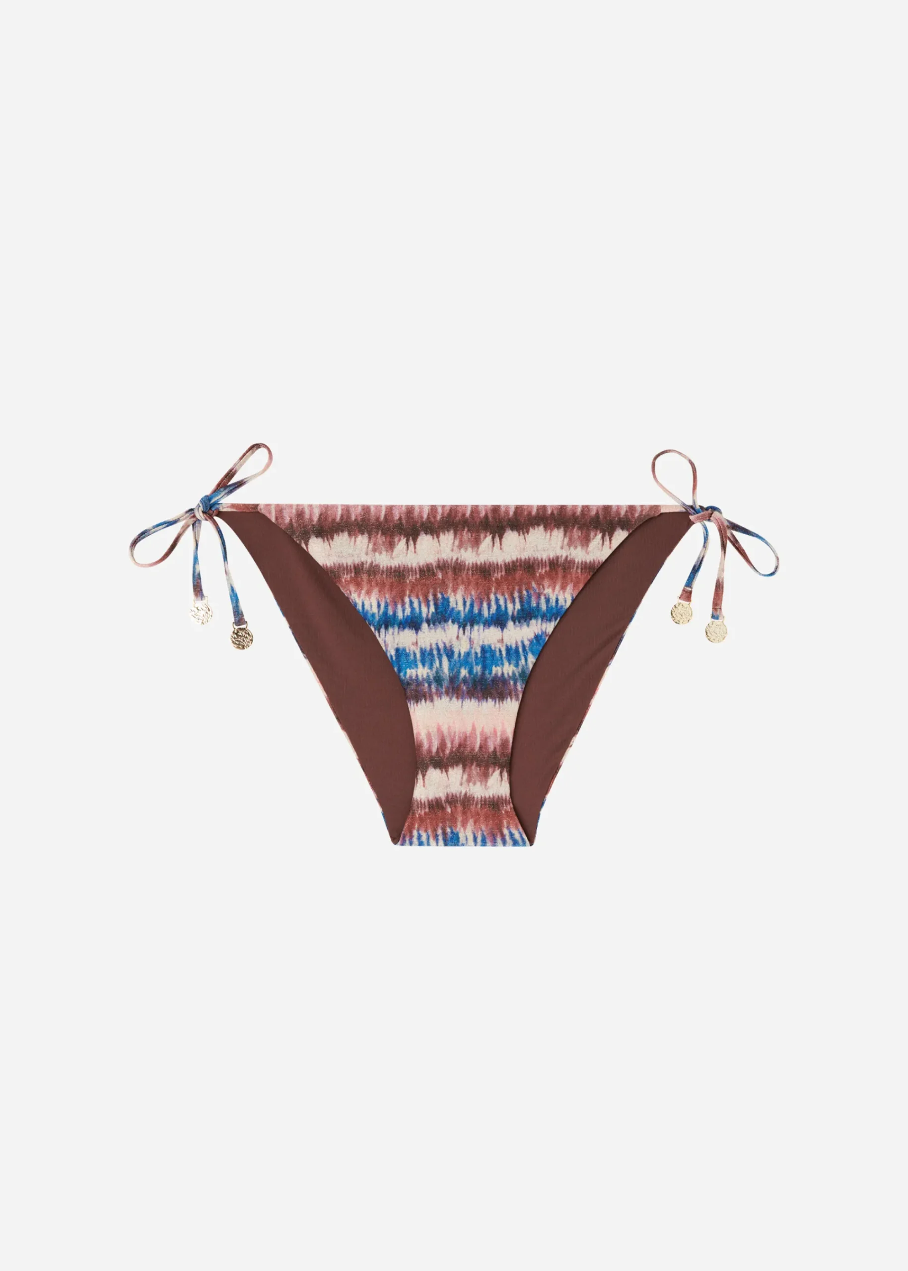 Bikini^Calzedonia Formentera Tie-Dye Bow Bikini Bottoms 689C - Tie Dye Lame