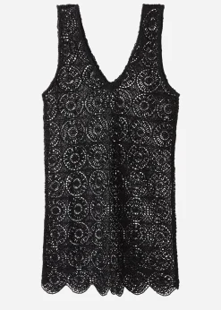 Beachwear^Calzedonia Geometric Crochet Dress 06 - Black