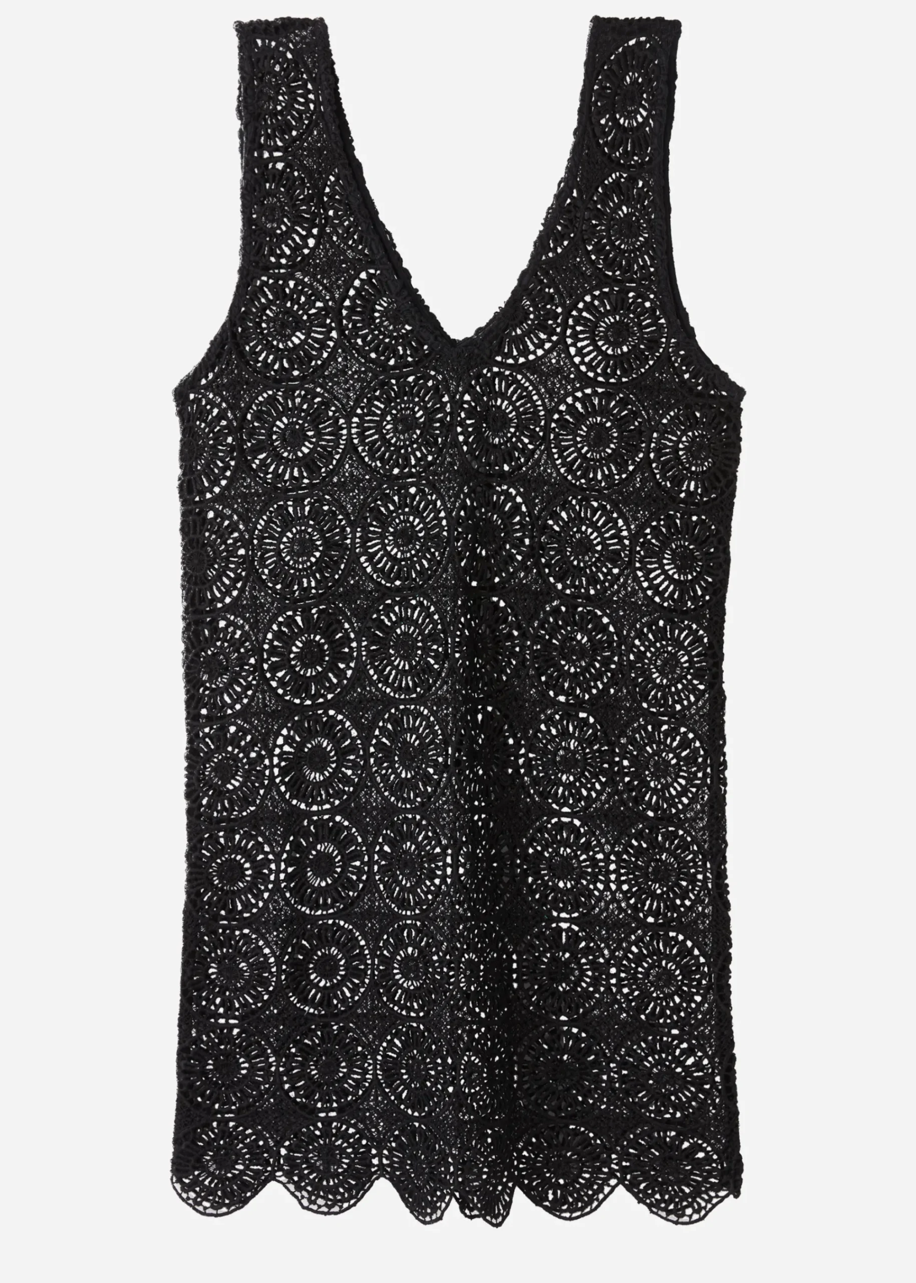 Beachwear^Calzedonia Geometric Crochet Dress 06 - Black