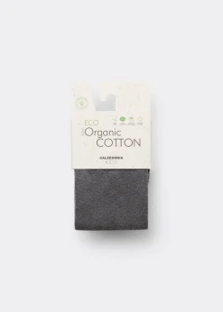 Tights^Calzedonia Girl Eco Cotton Tights 1811 - Dark Grey Melange