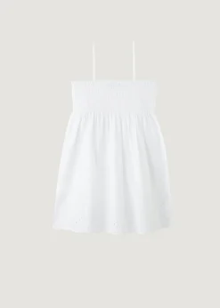 Beach Cover Ups^Calzedonia Girls' Broderie Anglaise Dress 01 - White