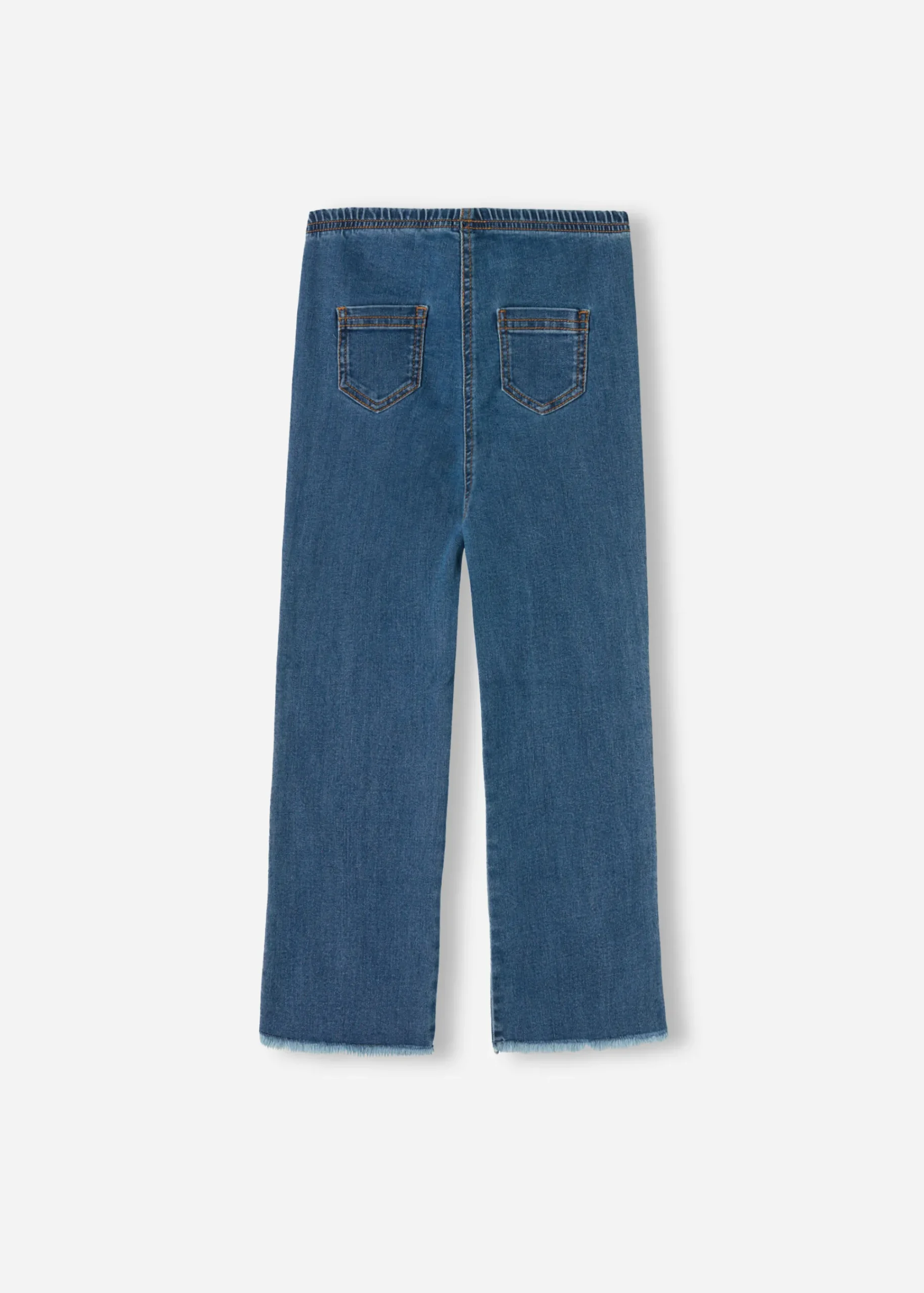 Leggings^Calzedonia Girls' Cropped Flared Denim Leggings 3210 - Blue Denim