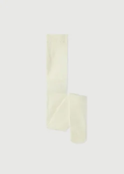 Tights^Calzedonia Girls' Glitter Microfibre Tights 4731 - Milk White Glitter