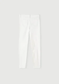 Leggings^Calzedonia Girls' Ripped Skinny Stretch Jeans 3465 - White Denim