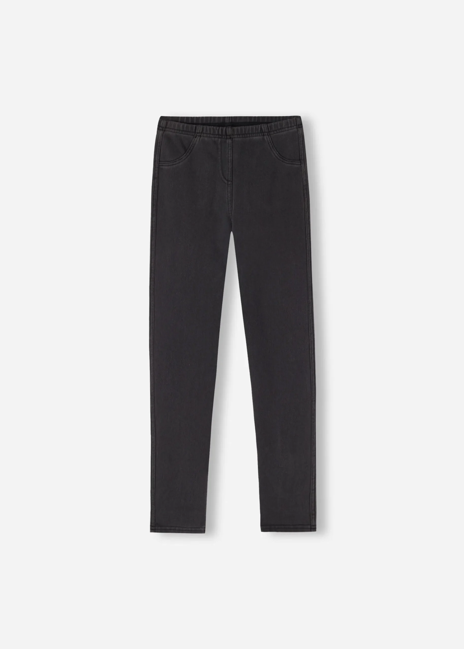 Leggings^Calzedonia Girls' Thermal Denim Leggings 4818 - Grey Denim
