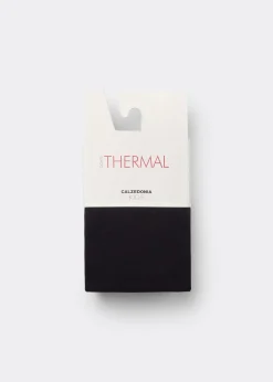 Tights^Calzedonia Girl's Thermal Tights 019 - Black