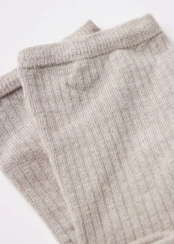Short Socks^Calzedonia Glitter Cashmere Short Socks 9457 - Ch-Costa Glitter Naturale