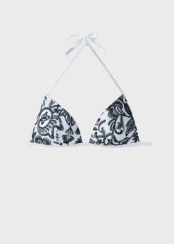 Bikini^Calzedonia Graduated Padded Triangle Bikini Top Zanzibar 683C - Retro Cashmere