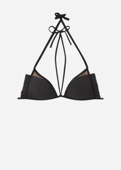 Bikini^Calzedonia Graduated Padded Triangle Bikini Top Tokyo 716C - Pink Bee