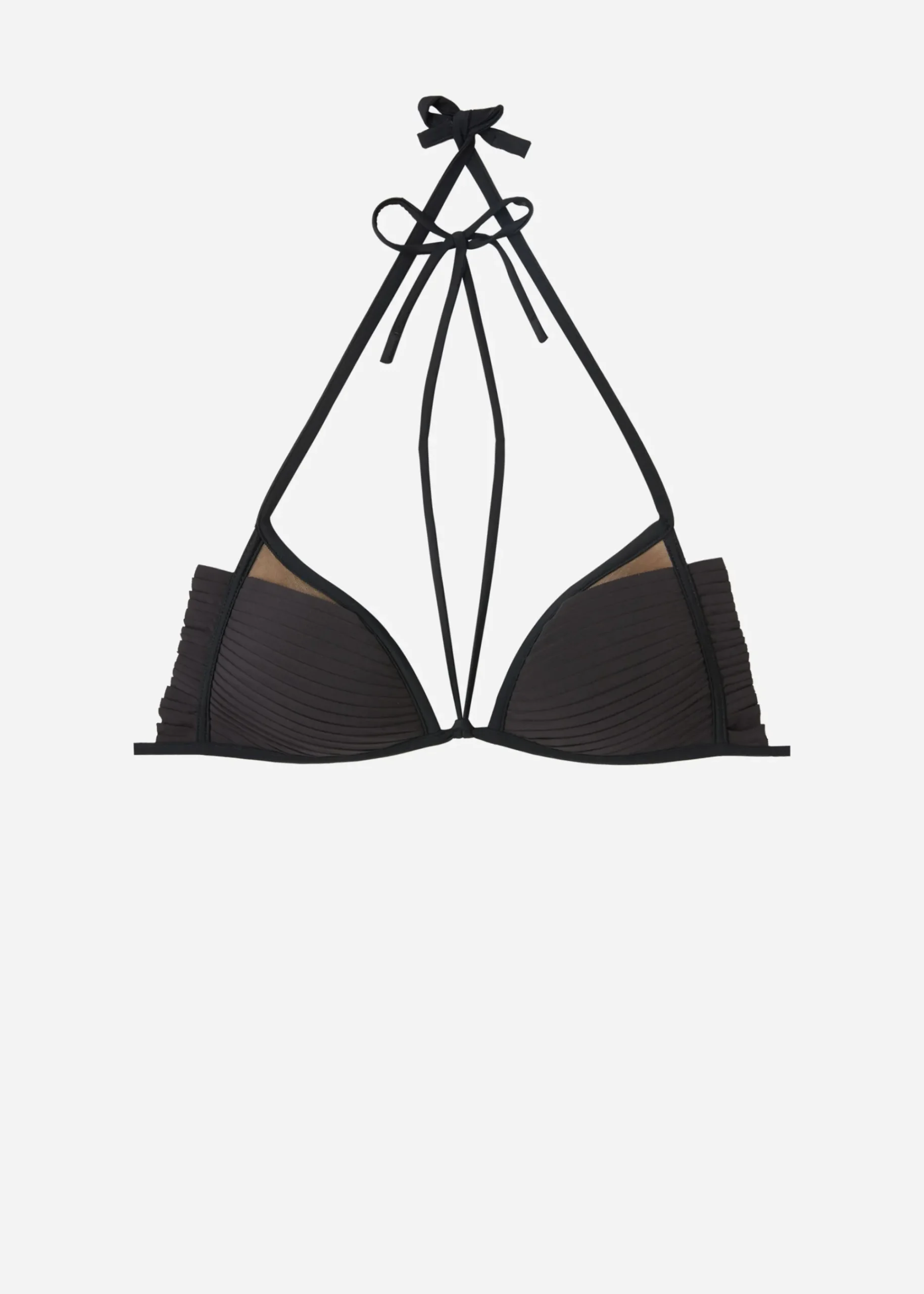 Bikini^Calzedonia Graduated Padded Triangle Bikini Top Tokyo 716C - Pink Bee