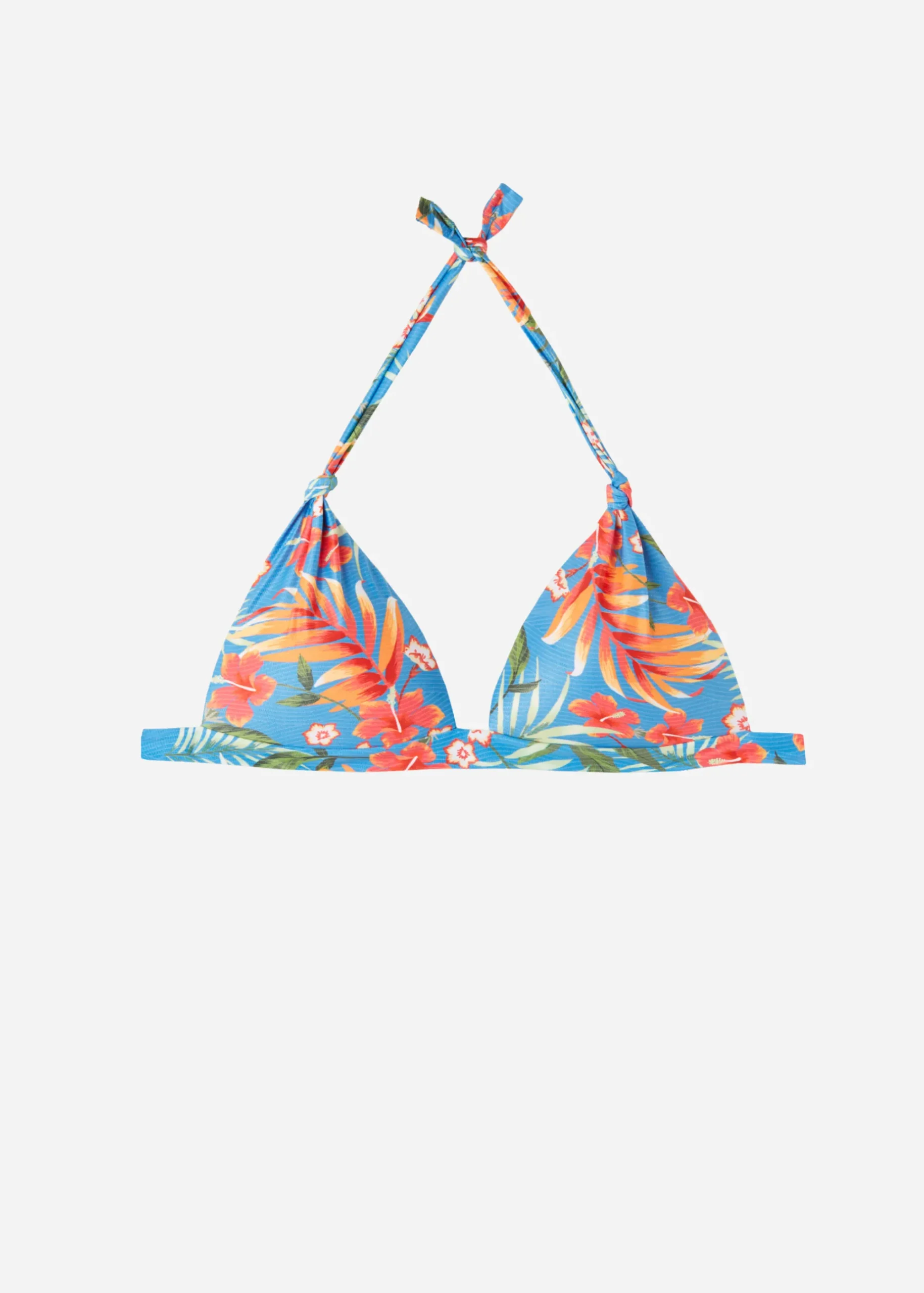Bikini^Calzedonia Graduated Padded Triangle Bikini Top Maui 642C - Jungle Flowers