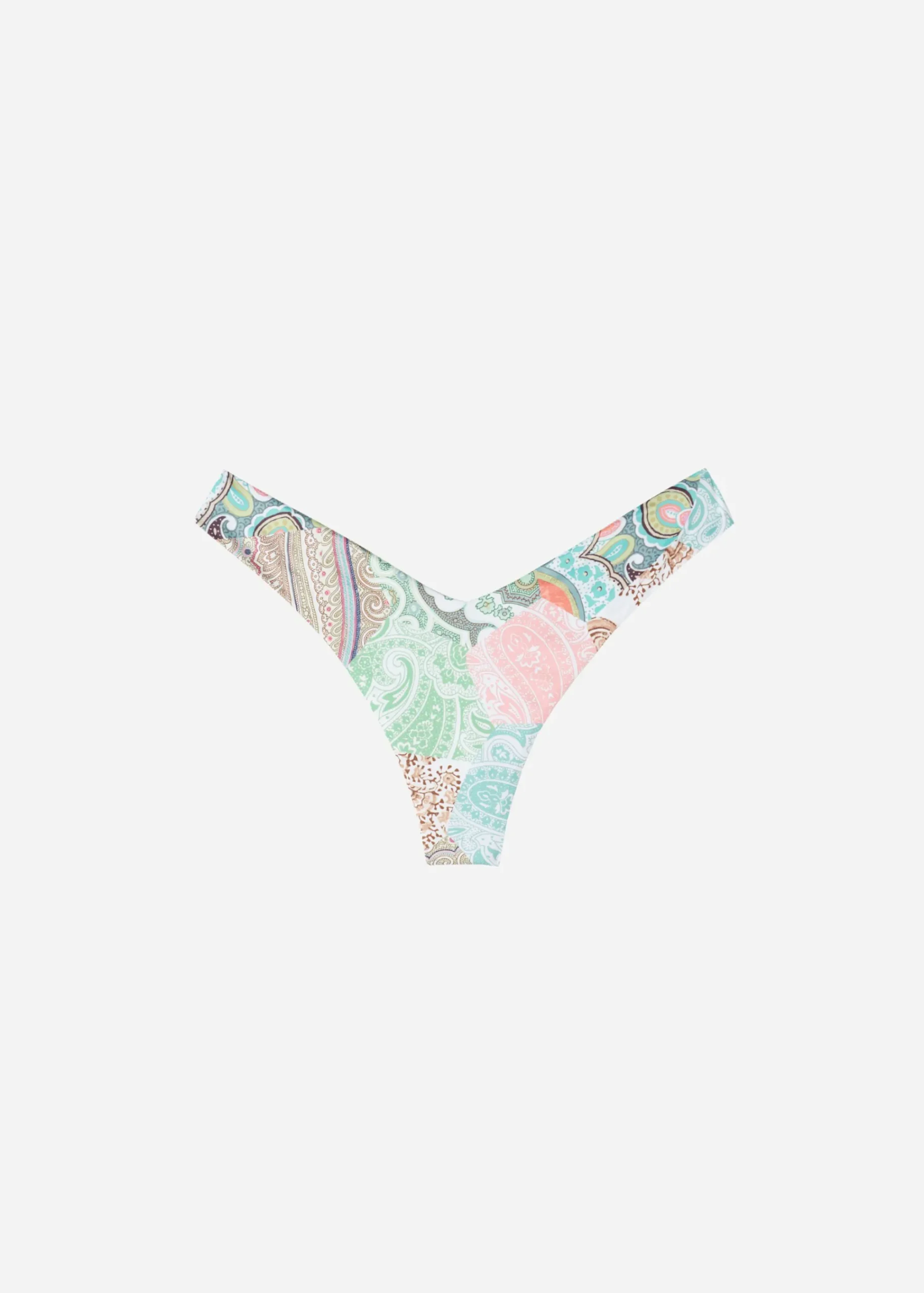 Bikini^Calzedonia High-Leg Brazilian Bikini Bottoms Saint Tropez 523C - Cachemire
