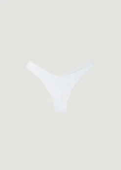 Bikini^Calzedonia High-Leg Brazilian Bikini Bottoms Indonesia 01 - White