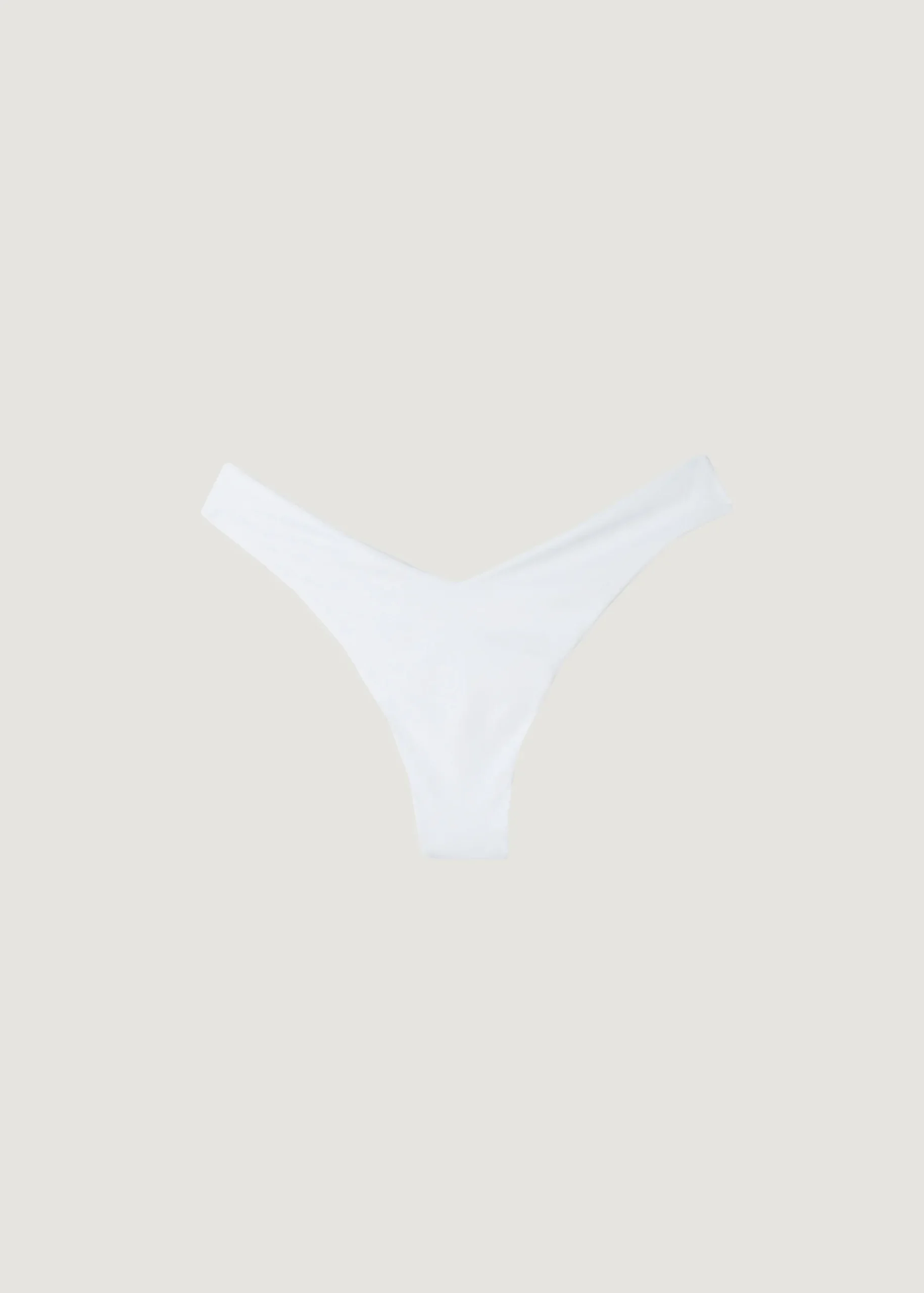 Bikini^Calzedonia High-Leg Brazilian Bikini Bottoms Indonesia 01 - White