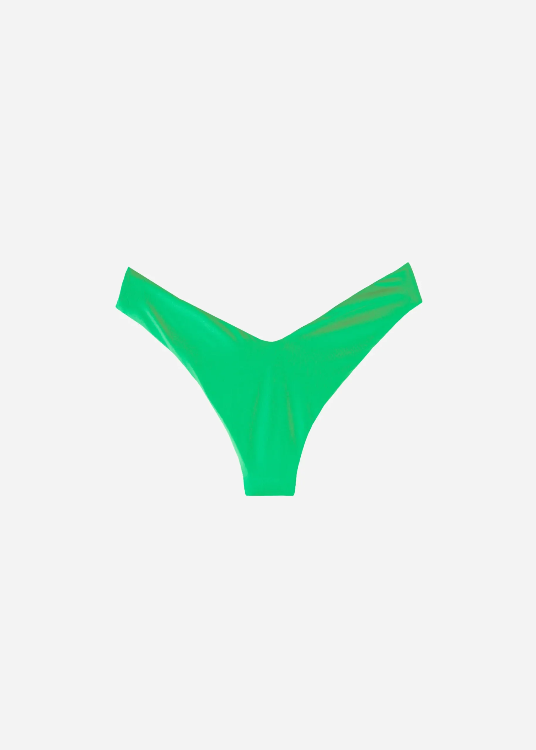Bikini^Calzedonia High-Leg Brazilian Bikini Bottoms Indonesia 615C - Shiny Green